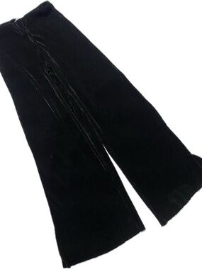 Bershka Black Wide Leg pleated Pants size XS